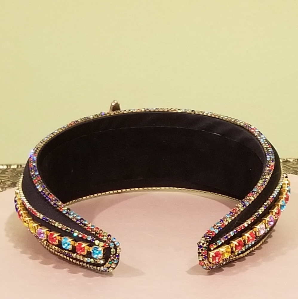 Multicolor Rhinestone Headband - Picture 5 of 5